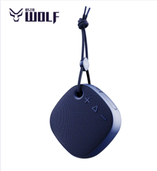 Asta WOLF TRAIL Bluetooth Speaker | 15 Hours Playtime | IPX4 Water Resistance | Dual Fusion Mode | TF & FM Support | 5W Loud Sound | Type-C Charging