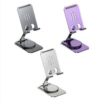 360 Degree Rotation Mobile Phone Holder Aluminum Alloy Desktop Stand No Ratings