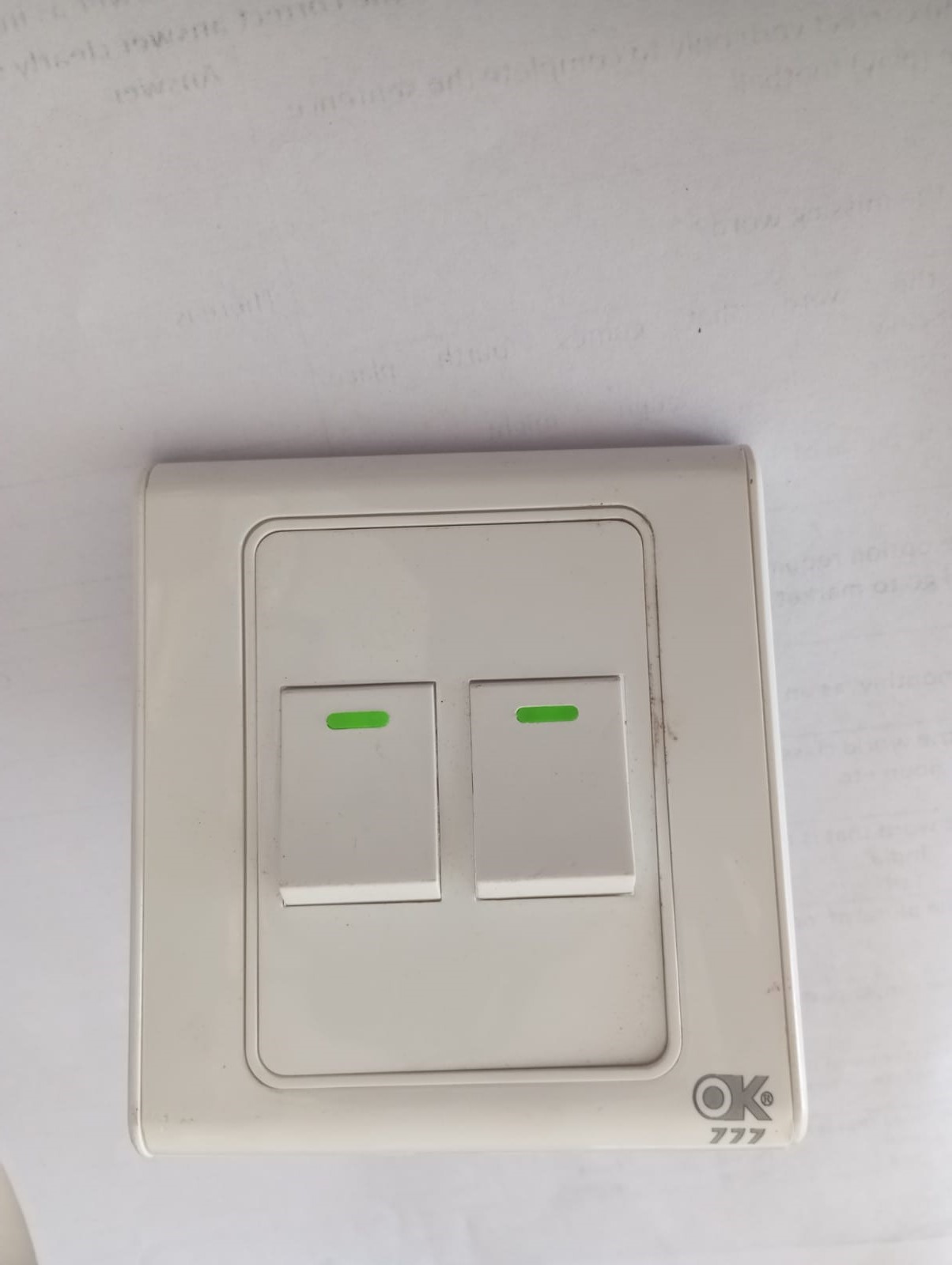 2 gang switch