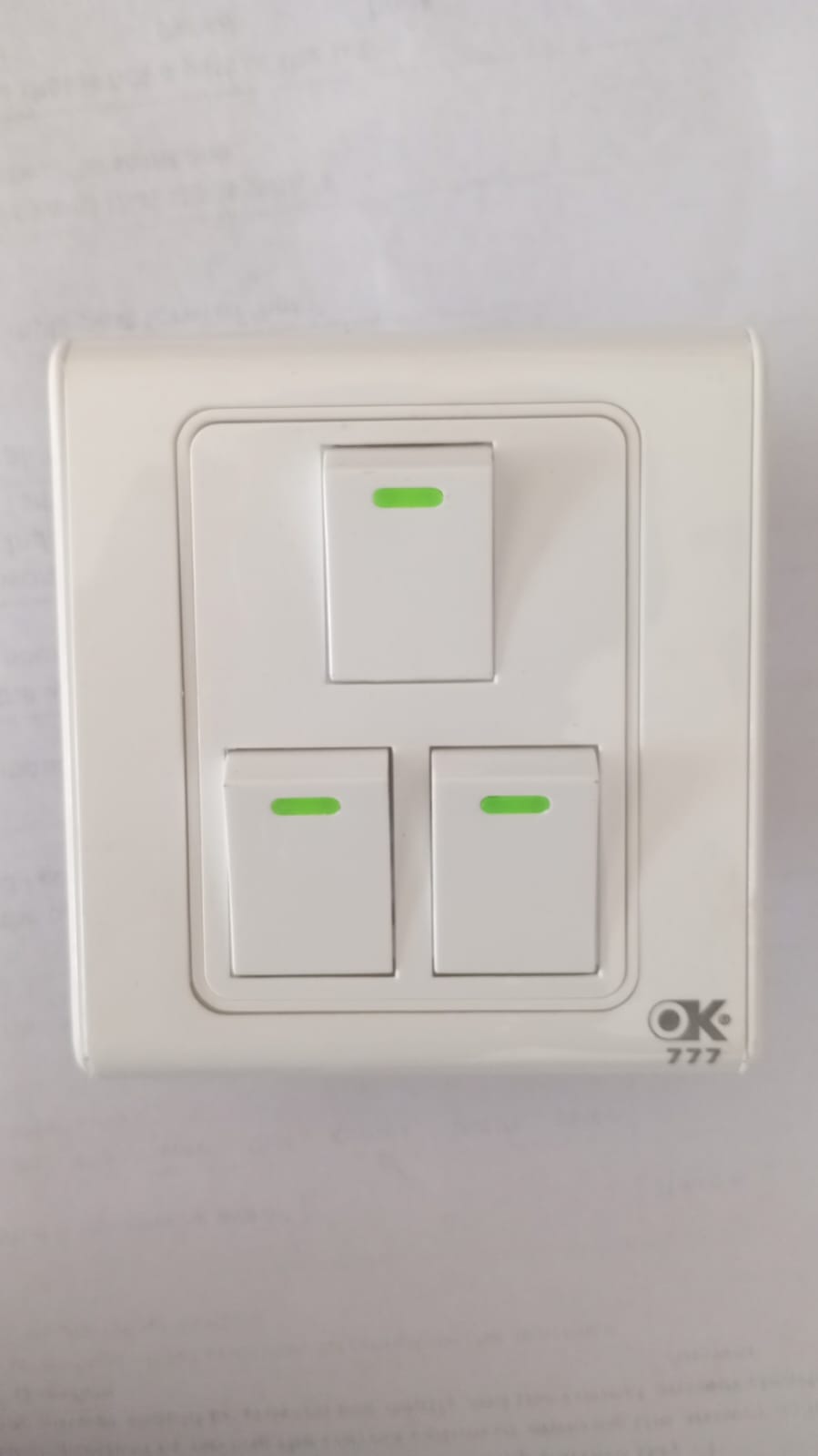 3 gang switch